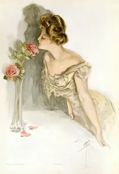 Американские красавицы by Харрисон Фишер, 1909 — digital art print download