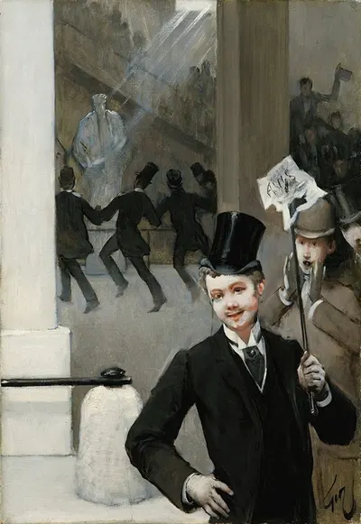 Student farandole by Jean Geoffroy — digital art print download