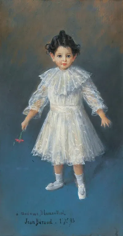 Портрет трехлетнего Жака Блументаля by Жан Бера, 1893 — digital art print download