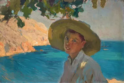 Chico con sombrero, Jávea by Joaquín Sorolla — digital art print download