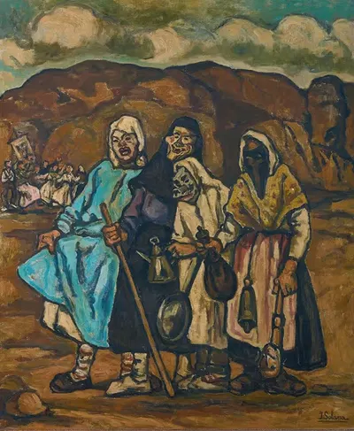 Достроенные сковороды by Хосе Гутьеррес Солана — digital art print download