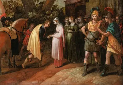 Сцена рыцарства by Николас Мойон, 1600 — digital art print download