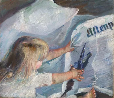 Подписчик на Aftenposten by Ода Крох, 1887 — digital art print download