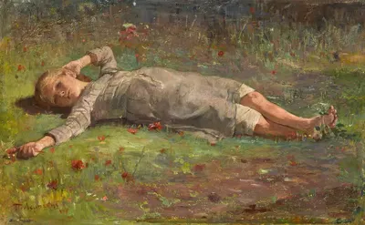 Сиеста by Полихроний Лембессис — digital art print download