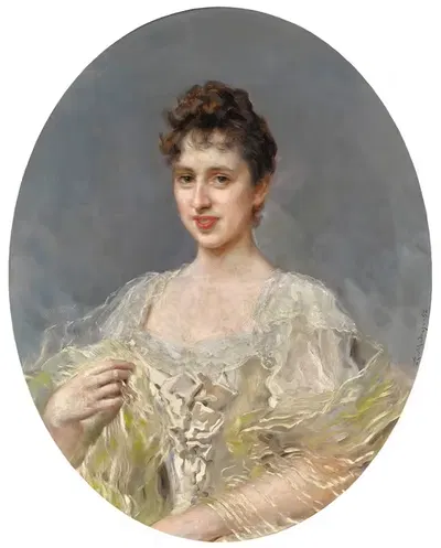 Клотильда, маркиза де Акраколлар by Раймундо де Мадразо и Гаррета, 1892 — digital art print download