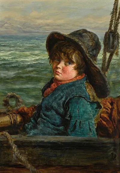 Молодой моряк by Уильям Мактаггарт, 1868 — digital art print download