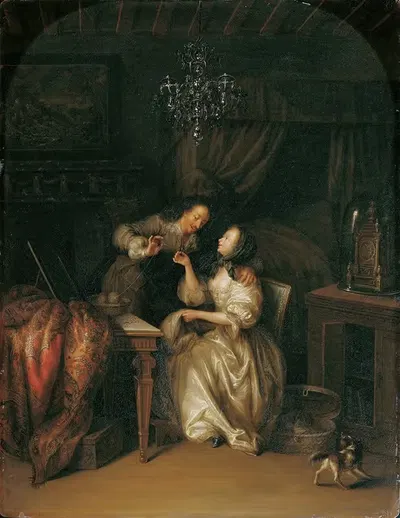 Галантный помощник by Адам Иоганн Браун, 1785 — digital art print download
