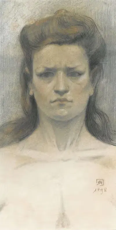 Женщина by Андре Рассенфос, 1898 — digital art print download