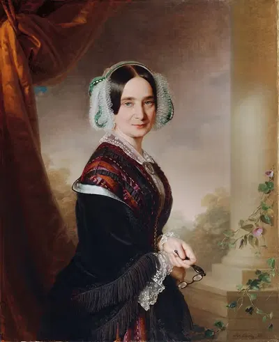 Anna Regenhart by Anton Einsle, 1852 — digital art print download