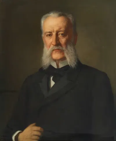 Доктор Иосиф Александр Фрайхерр фон Хельферт by Кристиан Грипенкерл, 1890 — digital art print download