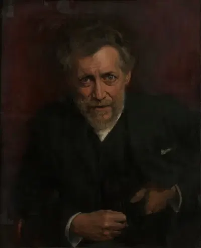 Портрет профессора Эдмунда фон Хеллмера by Эмануэль Башни, 1905 — digital art print download