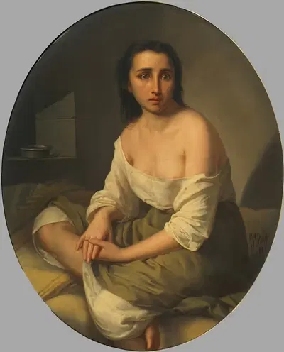 Безумная by Фортунато Белло, 1856 — digital art print download