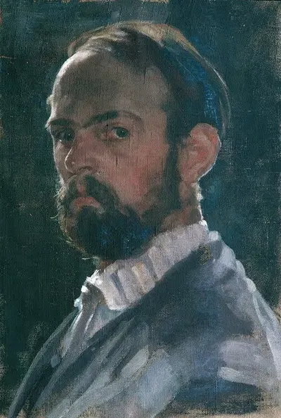 Автопортрет by Франц Хофер, 1910 — digital art print download