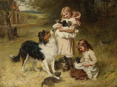 Rival families by Frederick Morgan — digital art print download