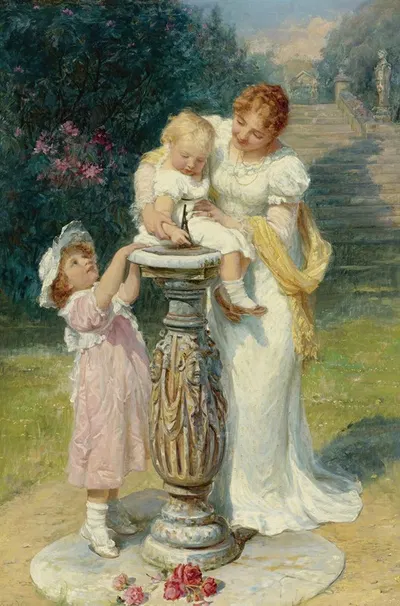 Sunny hours by Frederick Morgan — digital art print download