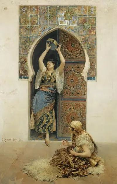 The dance by Gustavo Simoni, 1893 — digital art print download