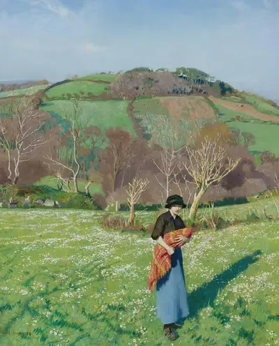 Early spring by Harold Harvey, 1918 — digital art print download