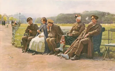 Восстанавливающиеся солдаты by Джон Чарльз Доллман, c1916 — digital art print download