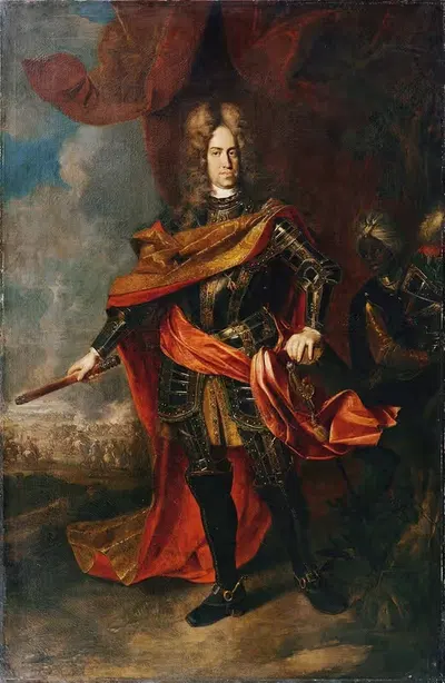 Император Карл VI by Иоганн Готфрид Ауэрбах, 1720-1730 — digital art print download
