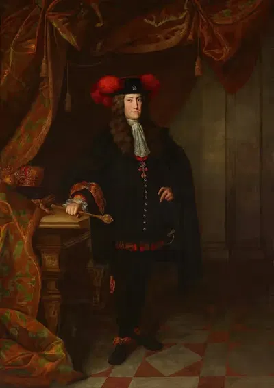 Kaiser Karl VI. by Johann Gottfried Auerbach, 1730 — digital art print download