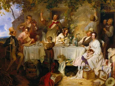 Вино, женщины и песня by Йозеф Данхаузер, 1839 — digital art print download