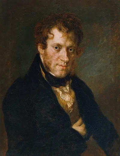 Портрет мужчины by Иоганн Георг Эдлингер, 1800 — digital art print download