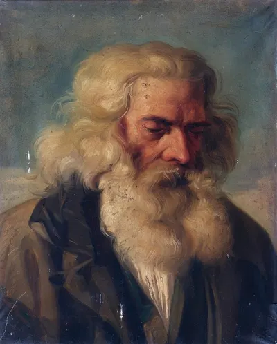 Bärtiger Greis by Joseph Hasslwander — digital art print download