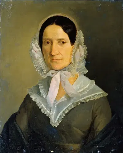 Die Frau des Uhrmachers Hasslwander by Joseph Hasslwander — digital art print download