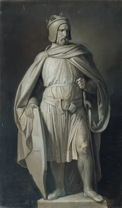Entwurf für eine Figur des Wiener Rathauses by Joseph Hasslwander — digital art print download