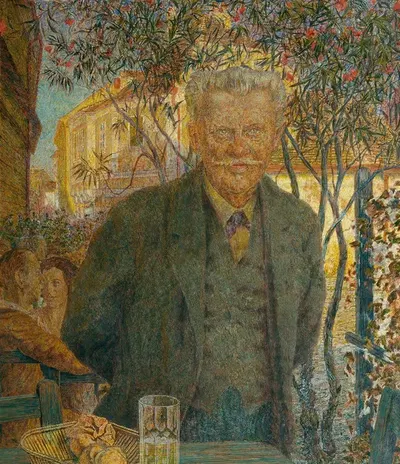 Хозяин гостиницы Сибенхандл в Мельке by Леопольд Блауэнштейнер, 1920 — digital art print download