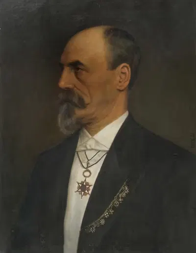 Professor Hermann by Sigmund Dux, 1886 — digital art print download
