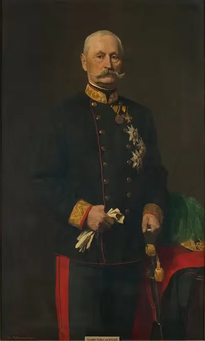 Генерал кавалерии Александр фон Коллер by Зигмунд Л'Аллеман, 1883 — digital art print download