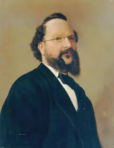 Художник Петер Иоганн Непомук Гайгер by Амадей Секулич, 1891 — digital art print download