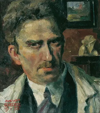 Selbstbildnis by August Rieger, 1925 — digital art print download