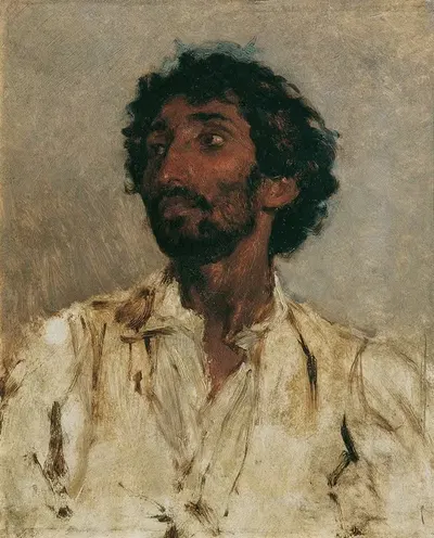 Портрет цыгана by Август фон Петтенкофен, 1860-1870 — digital art print download