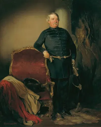 Франц Имреди, Эдлер фон Оморовица by Август фон Петтенкофен, 1848 — digital art print download