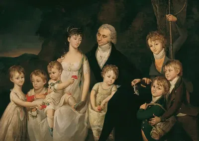 Семья Антона фон Маркса by Барбара Крафт, 1803 — digital art print download