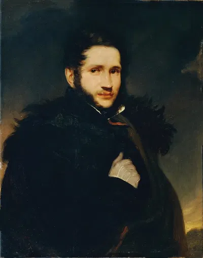 Der Bildhauer Adam Ramelmayr (Rammelmayer) by Carl Rahl, 1835 — digital art print download