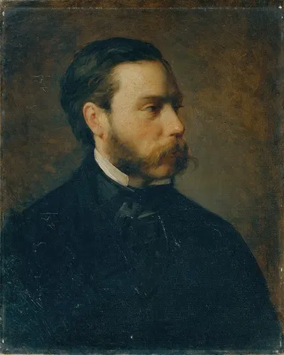 Der Kunsthändler Georg Plach by Carl Rahl — digital art print download
