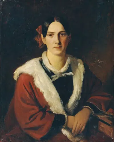 Luise von Schwind, die Gattin des Malers Moritz von Schwind by Carl Rahl, 1845 — digital art print download