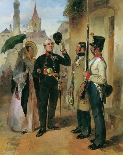 Часовой by Карл Шиндлер, 1840 — digital art print download