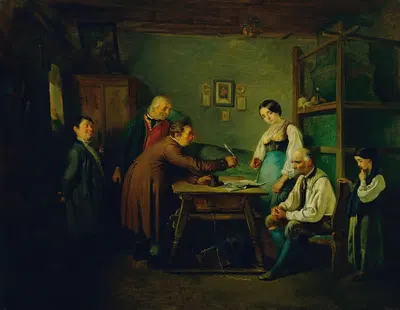 Контракт by Эдуард Свобода, 1848 — digital art print download