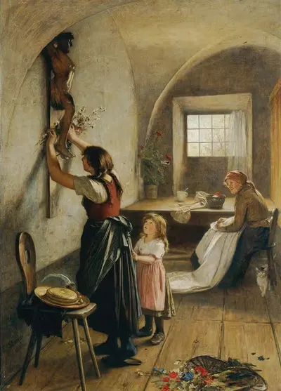 Vor den Feiertagen by Emil Strecker — digital art print download