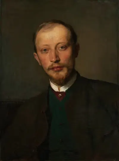 Художник Франц Яшке by Эрнст Штёр, 1887 — digital art print download