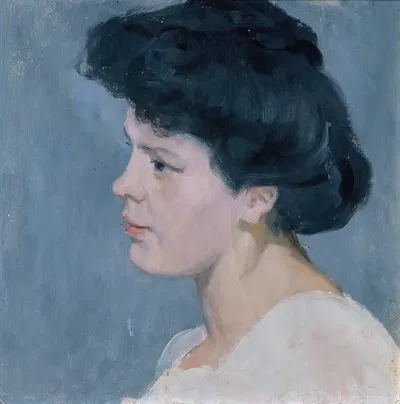 Мэри Лозерт, племянница художника by Эрнст Штёр, 1919 — digital art print download