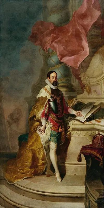Император Максимилиан II by Франц Антон Палько, 1760 — digital art print download