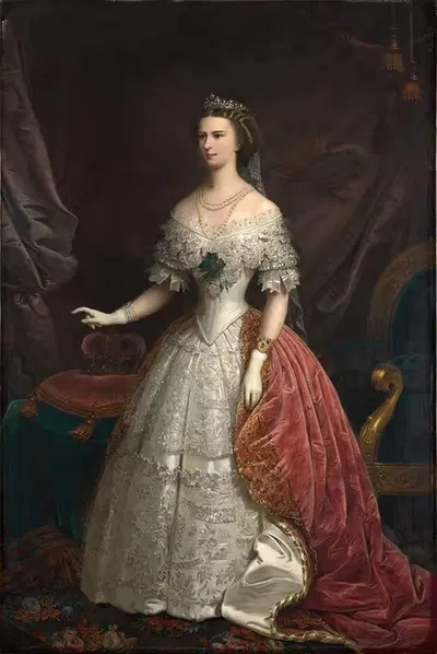 Императрица Елизавета by Франц Русс-младший, 1869 — digital art print download