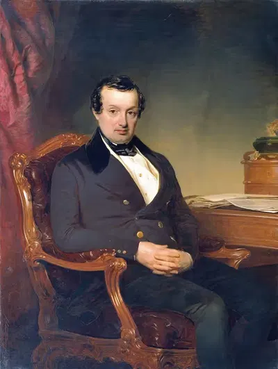 Текстильный фабрикант Герман Тодеско (1791–1844) by Франц Шротцберг, 1791–1844 — digital art print download