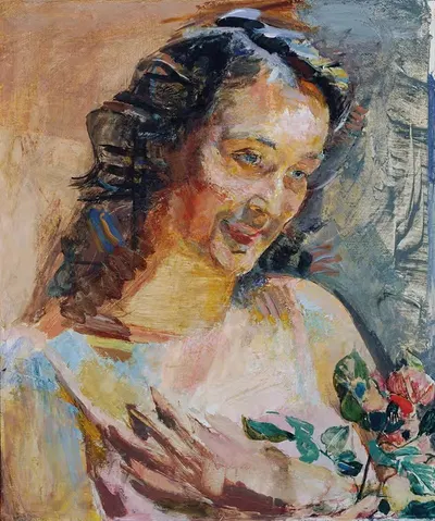 Стефания Маурер ('Розовое изображение') by Франц Вигеле, 1932 — digital art print download