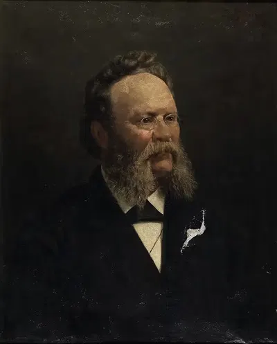 Министр Йозеф Йиржек by Франц Зенишек старший, 1890 — digital art print download